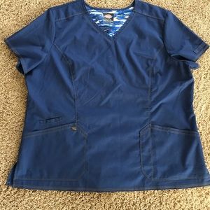 Navy Scrub Top